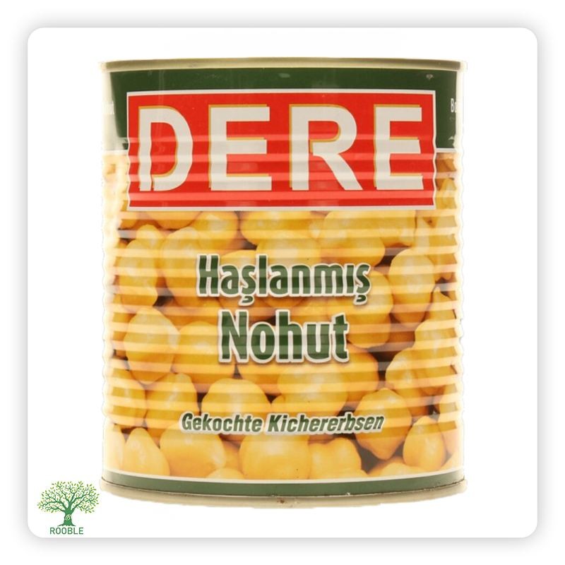 DERE, Gekochte Kichererbse, Metalldose 12×800g