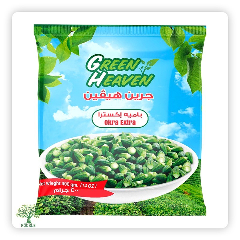 GREEN HEAVEN, Tiefgekühlte Okra extra, 20×400g