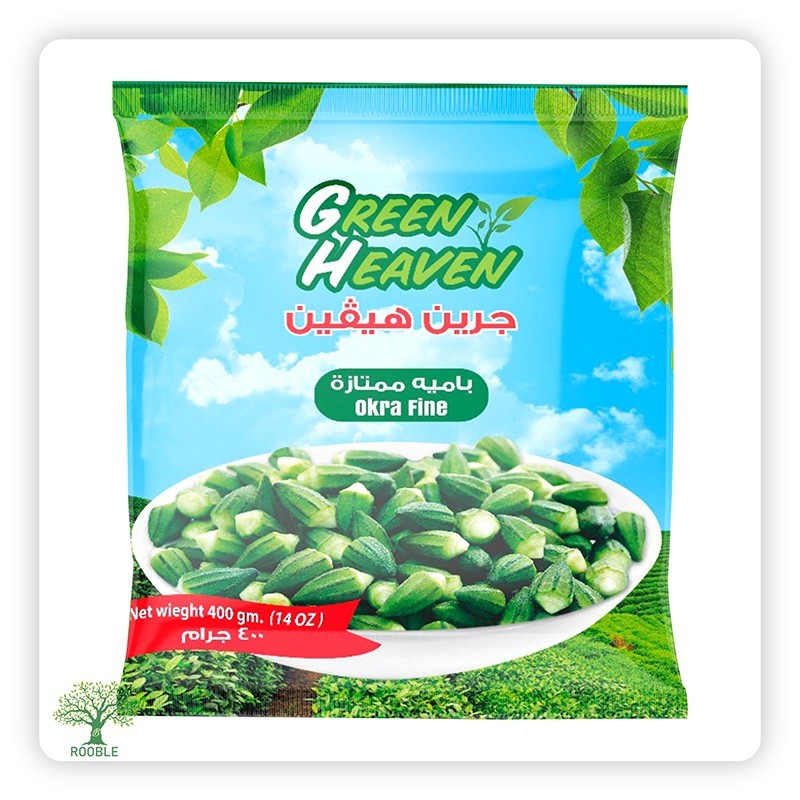 GREEN HEAVEN, Frozen Fine Okra 20×400g