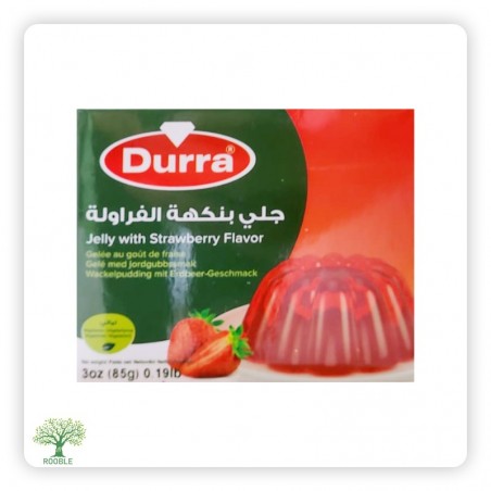 Durra, strawberry jelly, vegetarian, 48×85g