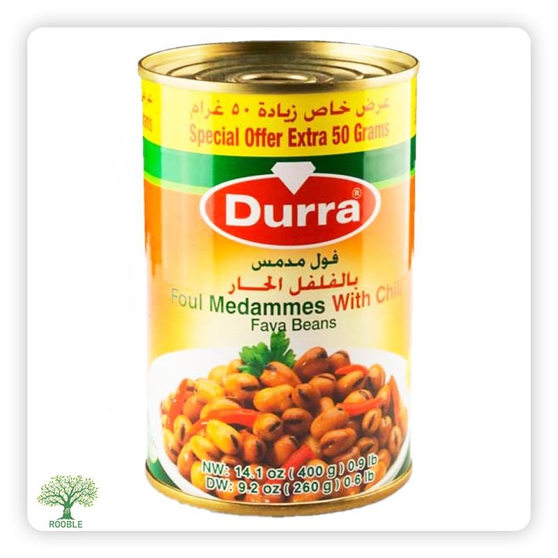 DURRA, Ackerbohne scharfes Rezept, 24×475g