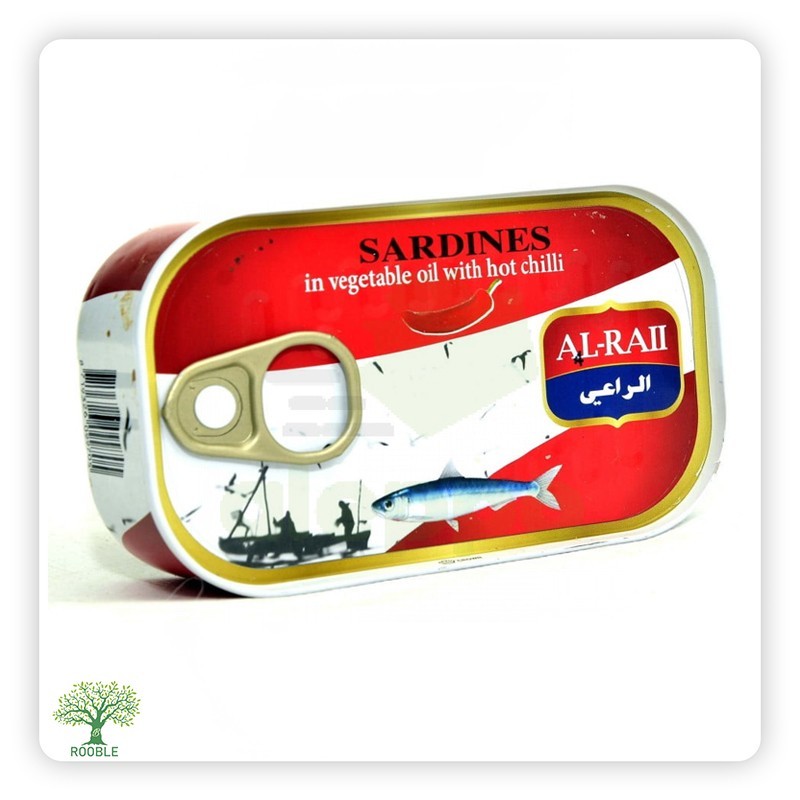 AL-RAII, spicy sardines, 50×125g