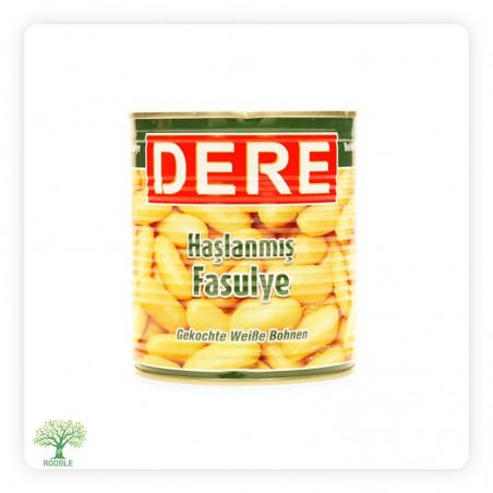 DERE, white beans, metal can 12×800g