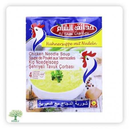 ALSHAM GARDEN, Hühnersuppe mit Nudeln, 24×66g