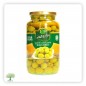 CHAM FARMS, Salkini green olives, glass jar 4x3,000g