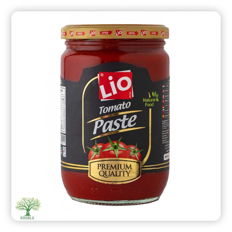 LIO, Tomato Paste Glass Jar 12x635g