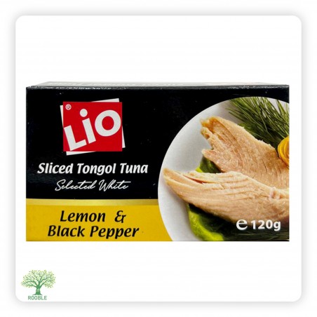 LIO, Tuna with Lemon and Black Pepper, 24x120g