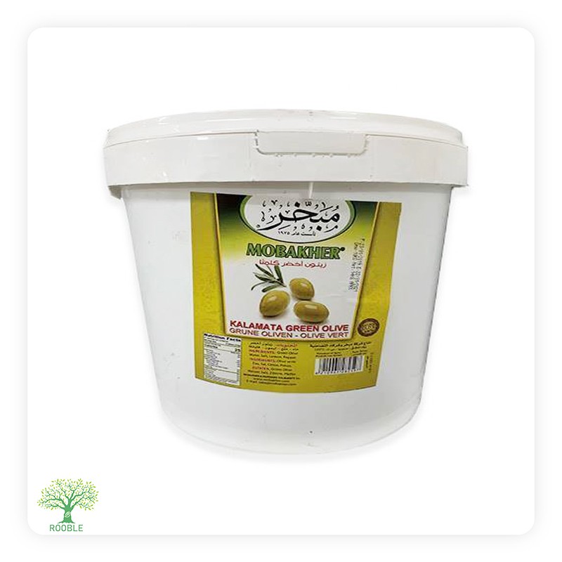 MOBAKHER, Kalamata Green Olives, Bucket 1x10,000g