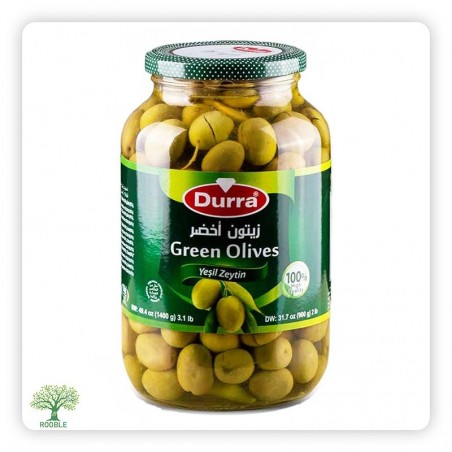 DURRA, Green Nabali Olives, 6x1300g