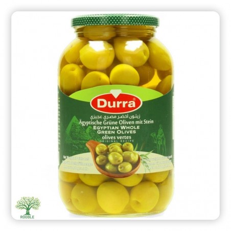 DURRA, Egyptian Green Olives, 6x1,400g