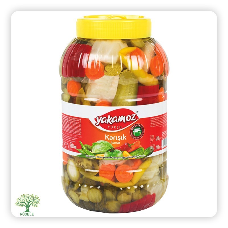 YAKAMOZ, Türkisches gemischtes eingelegtes Gemüse, 4×5200g