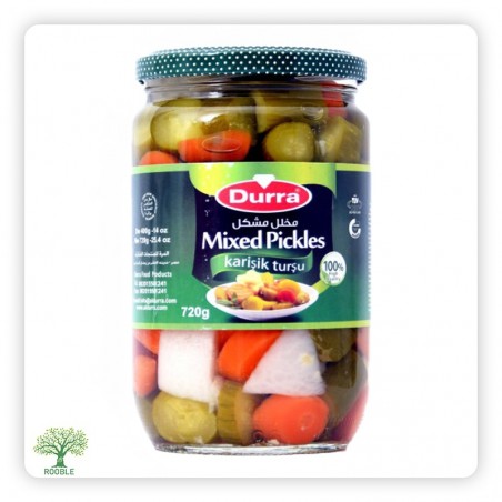 DURRA, pickled mixed vegetables, 12x720g