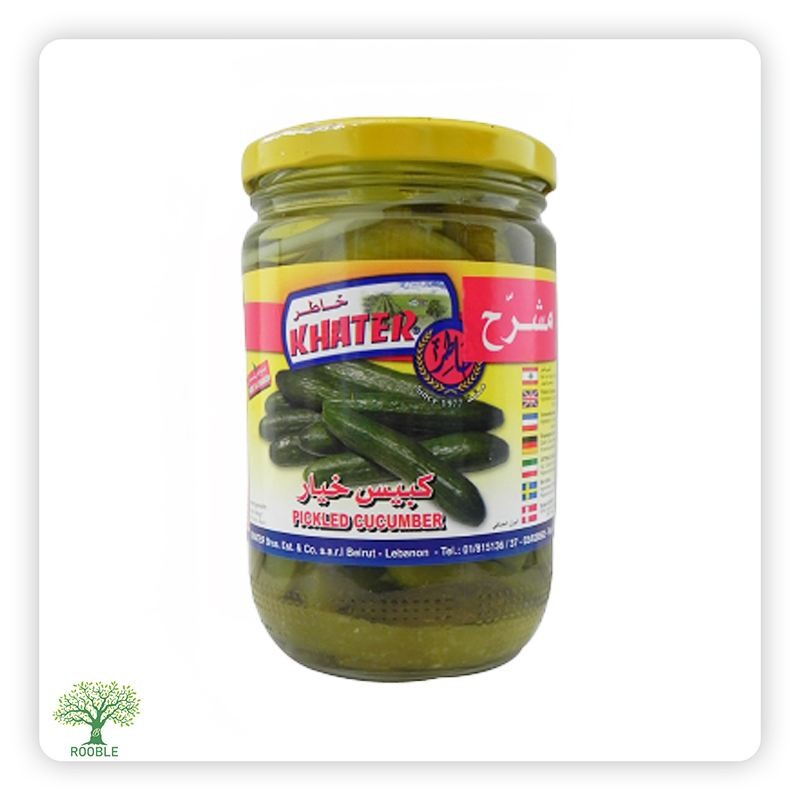 KHATER, pickled cucumber, 12x550g