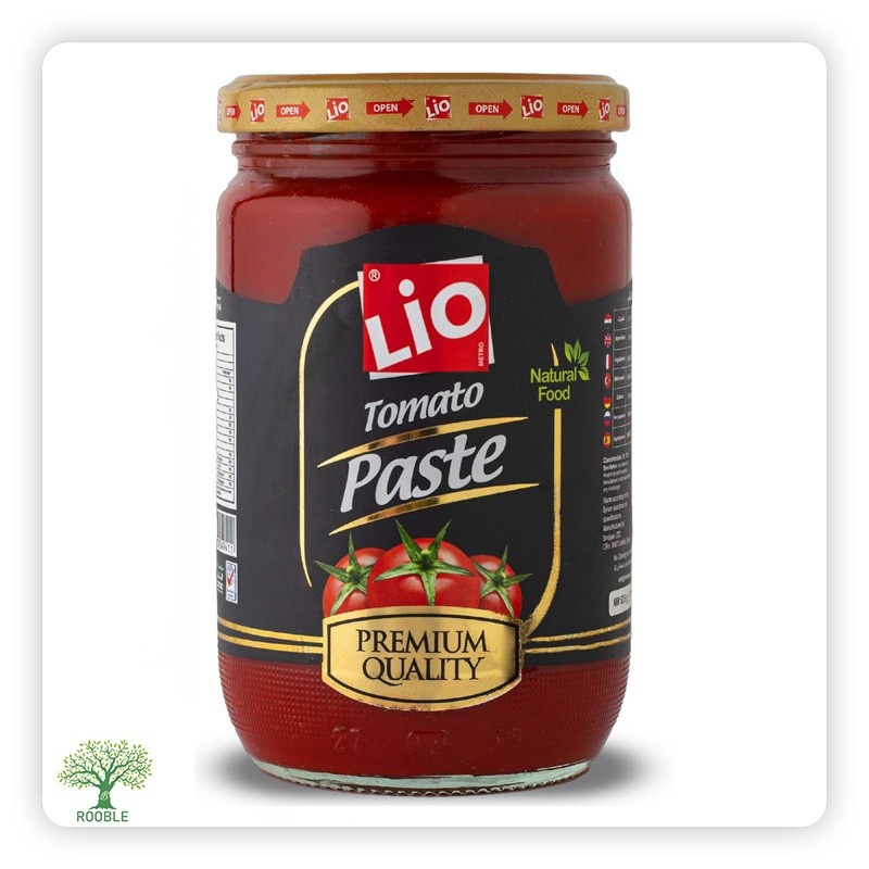 LIO, tomato paste, glass jar, 6×1,300g