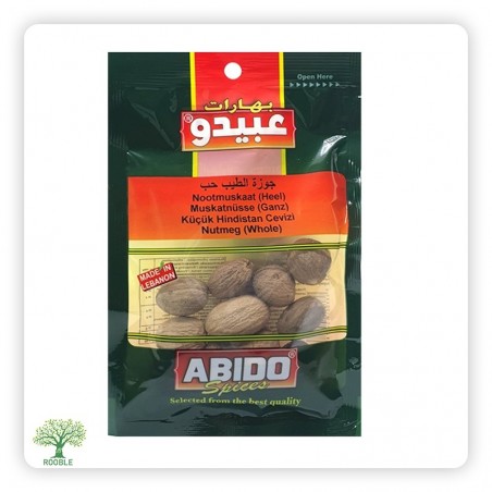 Abido, nutmeg seeds, 2x5,000g