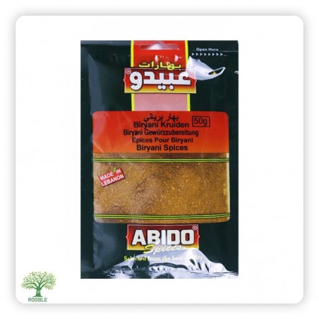 ABIDO, biryani spice, 10×50g