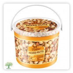 ALFAKHER, Mixed Nuts with Cheese Flavor, Bucket 1×5,000g