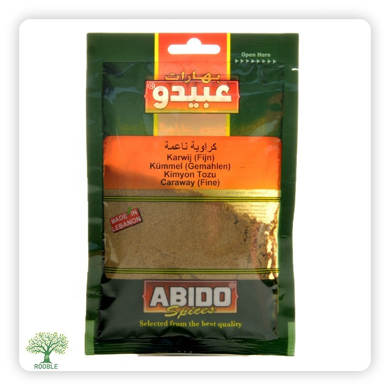 ABIDO, fein gemahlener Kümmel, 10×50g