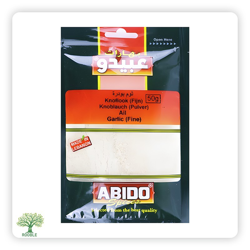 ABIDO, Gemahlener Knoblauch, 10×50g