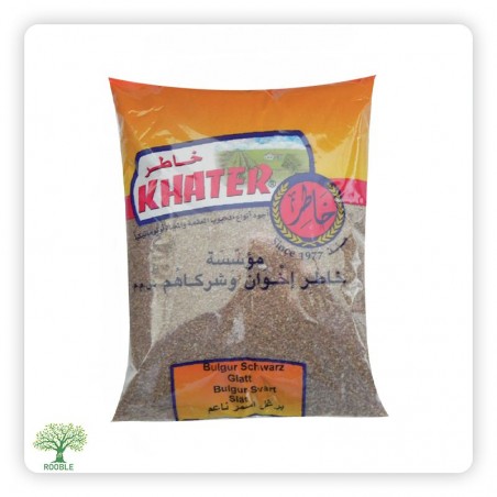 KHATER, feiner dunkler Bulgur, 16×900g