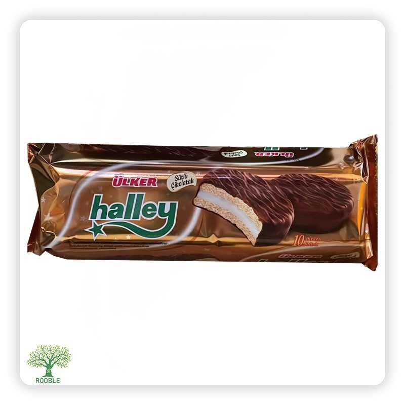 ÜLKER, Hallay Biscuits Chocolate, Filled with Cream, Gold 12×300g