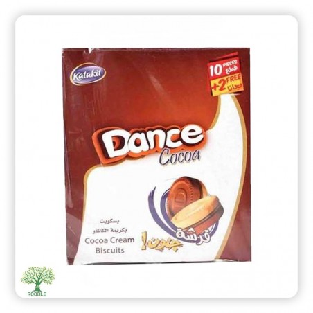 DANCE, Cocoa Cream Cookies, 12×(12×35g)