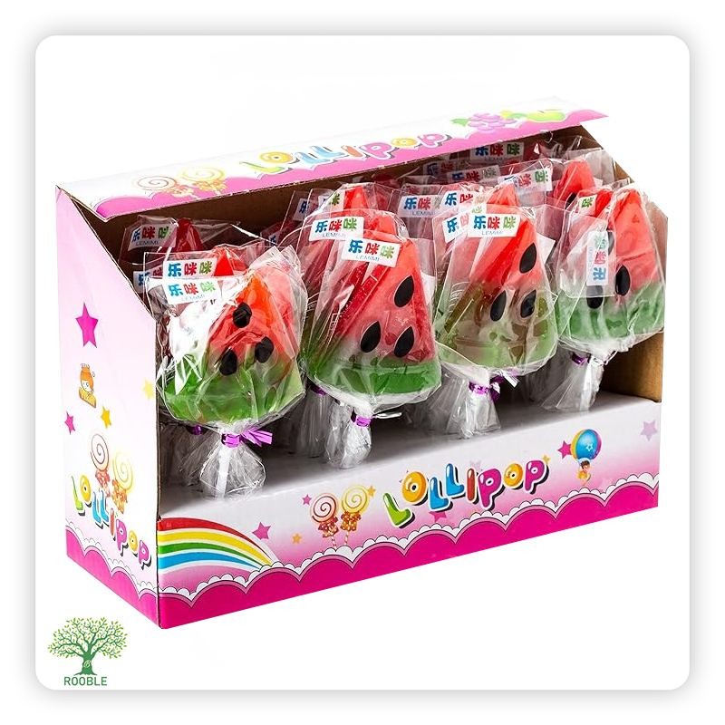 Fenomen, watermelon-flavored lollipops, 24×34g