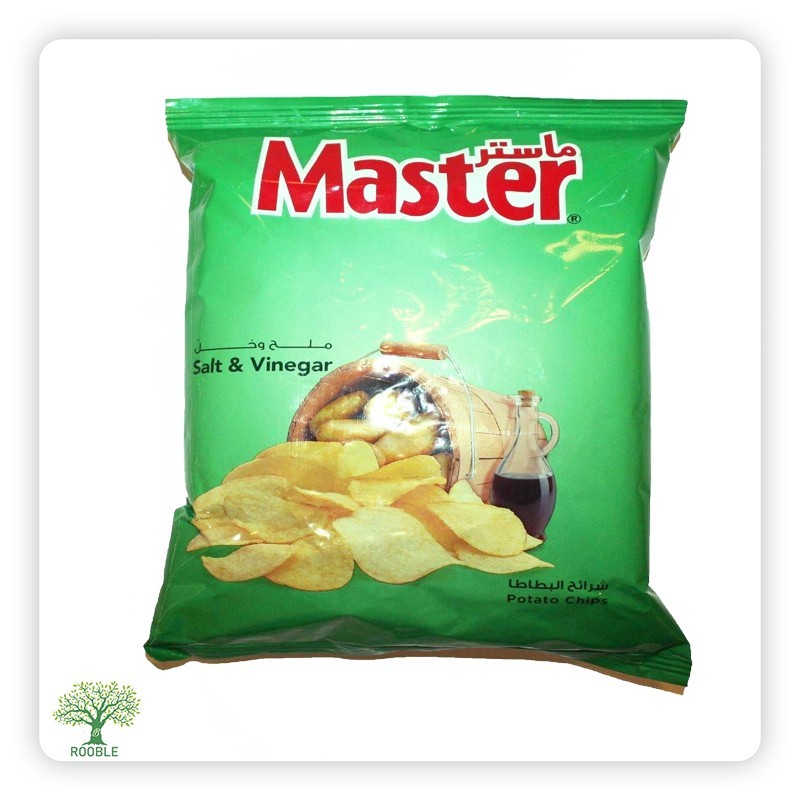 MASTER CHIPS, Salt and vinegar 50×37g