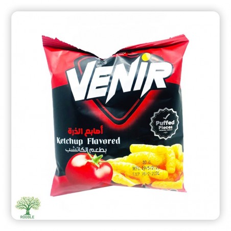 VENIR, Corn Chips, Ketchup, 6×(12×30g)