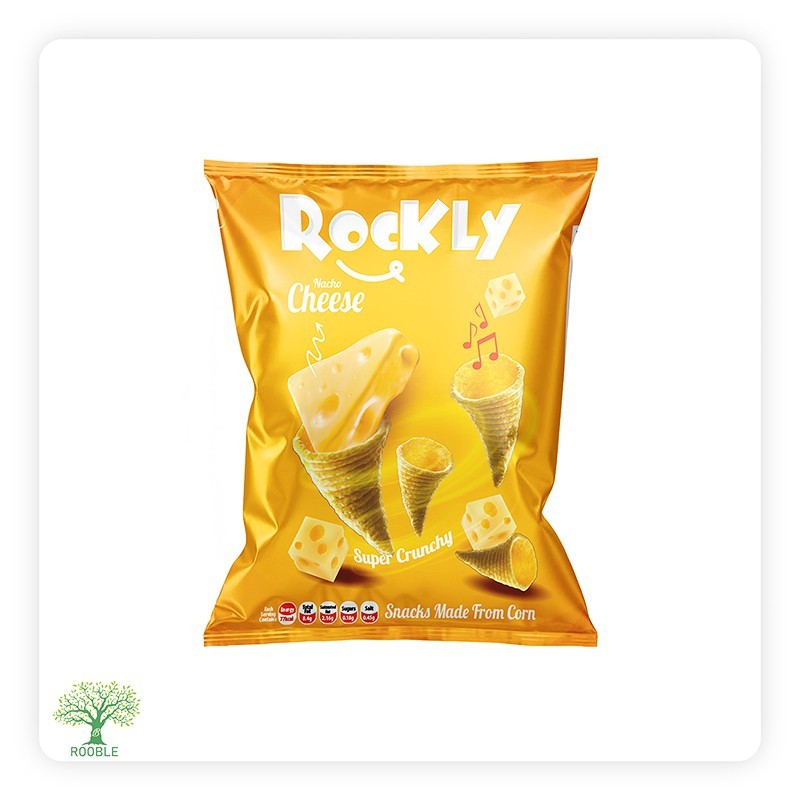 Rockly, Chips mit Nacho Käse, 6×(18×18g)