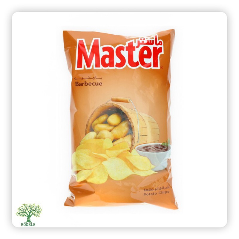 MASTER CHIPS, Barbecue Flavor, 12×120g