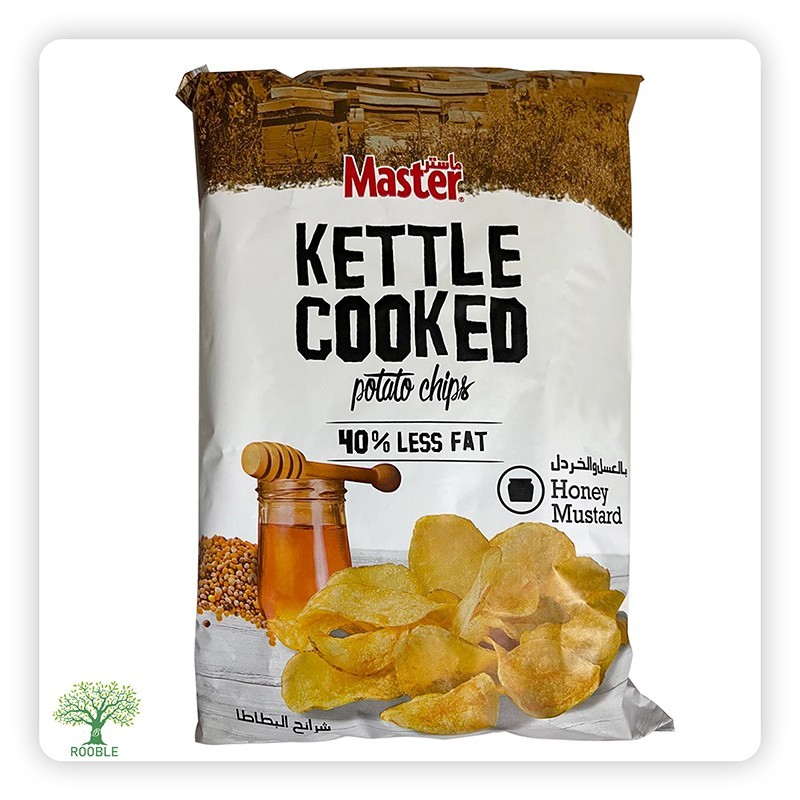 MASTER, KETTLE Chips mit Honig und Senf Geschmack 12×170g