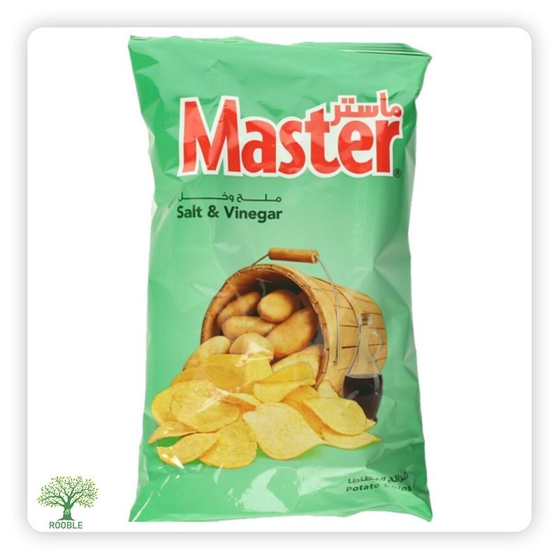 MASTER Chips, mit Salz und Essig Geschmack,12×120g