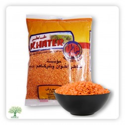 KHATER, Split Red Lentils, 16×900g