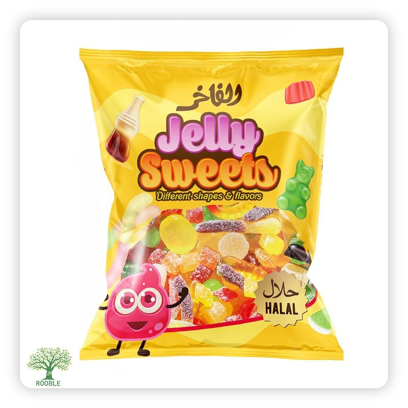 الفاخر, جيلاتين بالفواكه, اصفر  30×85غ