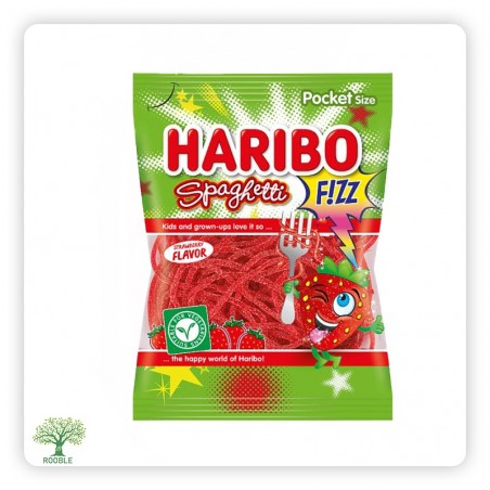 HARIBO, Gelatin Spaghetti Red Fizz