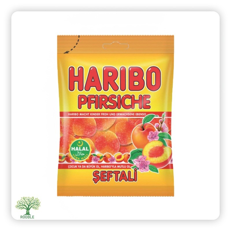 HARIBO, Gummi Peaches, 24x100g