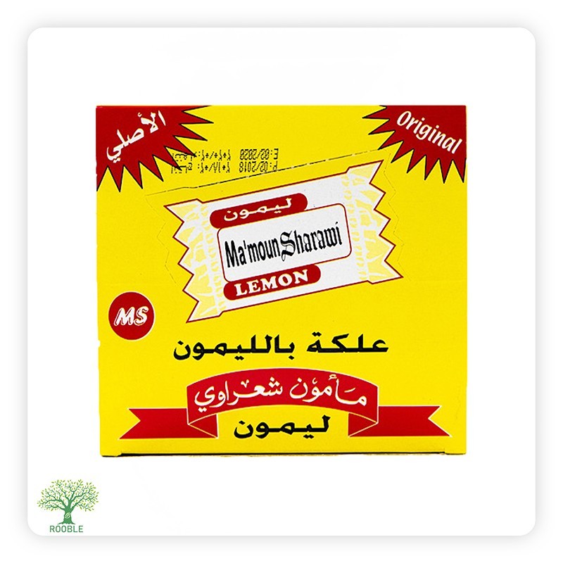 SHARAWI, Lemon Flavor Chewing Gum, 24×210g