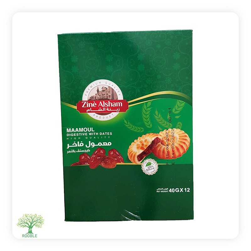 ZINE ALSHAM, Maamoul with Dates, 6×(12×40g)