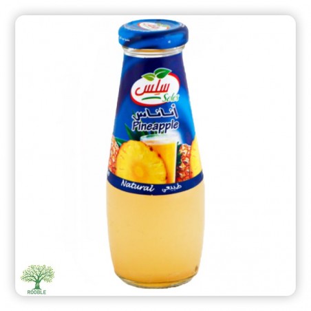 SELES, pineapple flavor juice glass bottle 250ml