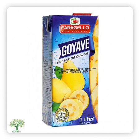 FARAGELLO, juice with guava flavor, carton box of  12×1,000m