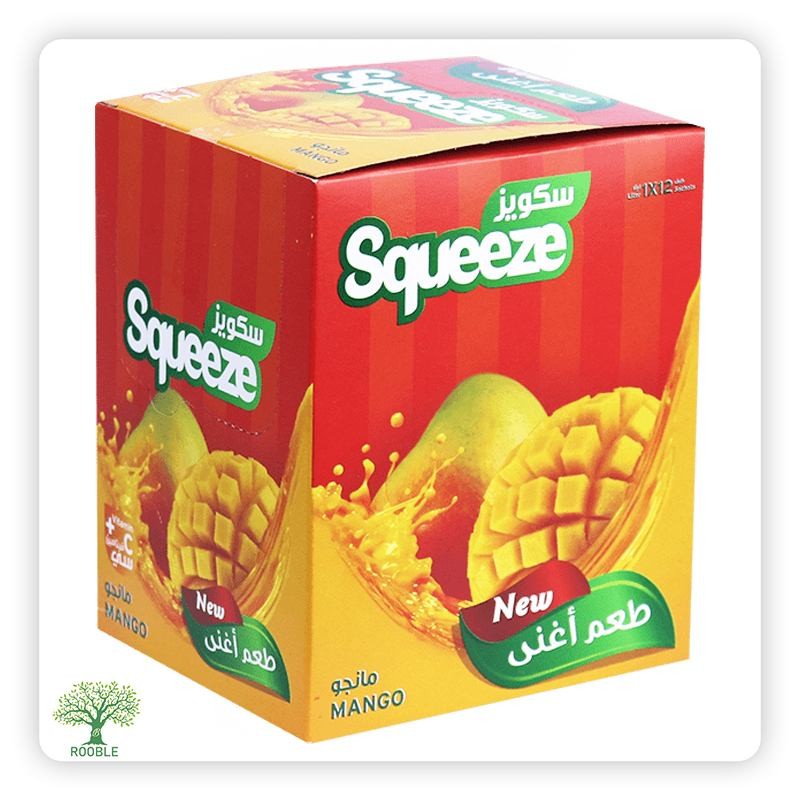 Squeeze, powdered drink, mango, 6×(12×30g)