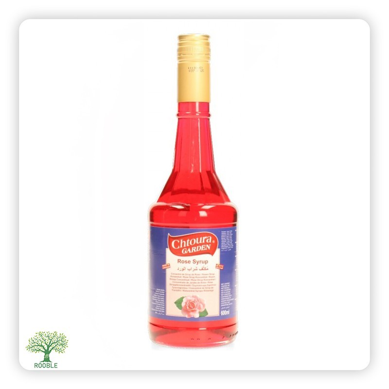 CHTOURA GARDEN, Konzentrierter Rosensirup, 12×600ml