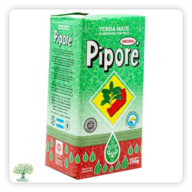 PIPORE, Mate-Tee, Grün 24×250g