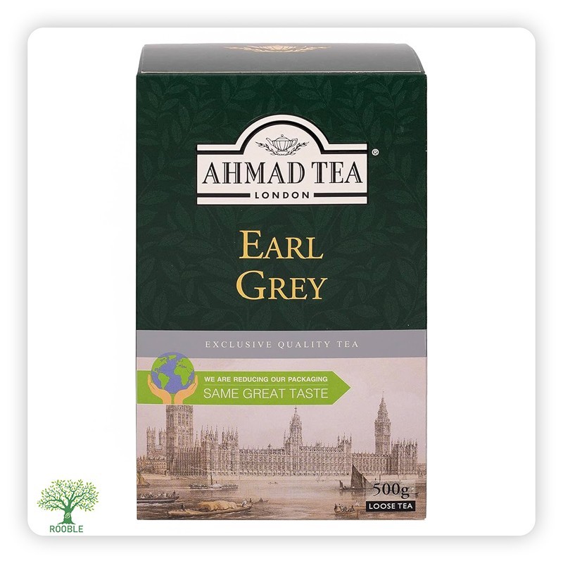 AHMAD TEA, Earl Grey tea, silver, 24x500g