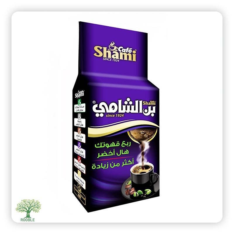 SHAMI, coffee quarter cardamom blue 10×500g