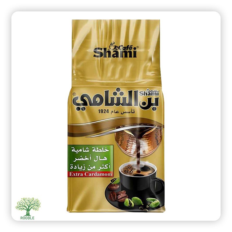 SHAMI, Kaffee grüne Kardamom golden, 10×500g