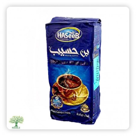 HASEEB, Kaffee Bahia Plus Kardamom blau, 25×200g