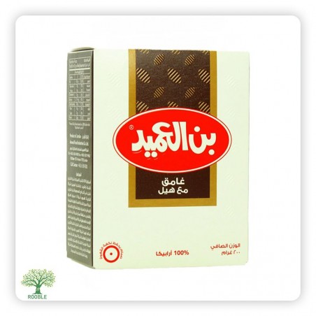 بن العميد, قهوة غامقة مع هال, 24×200غ