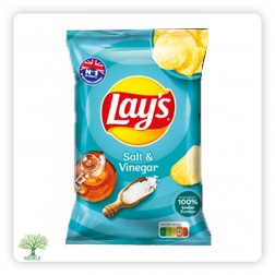 LAYS, Kartofelchips mit Essig und Salz,9×150g